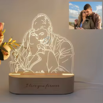Personalized 3D Lamp Custom Gift