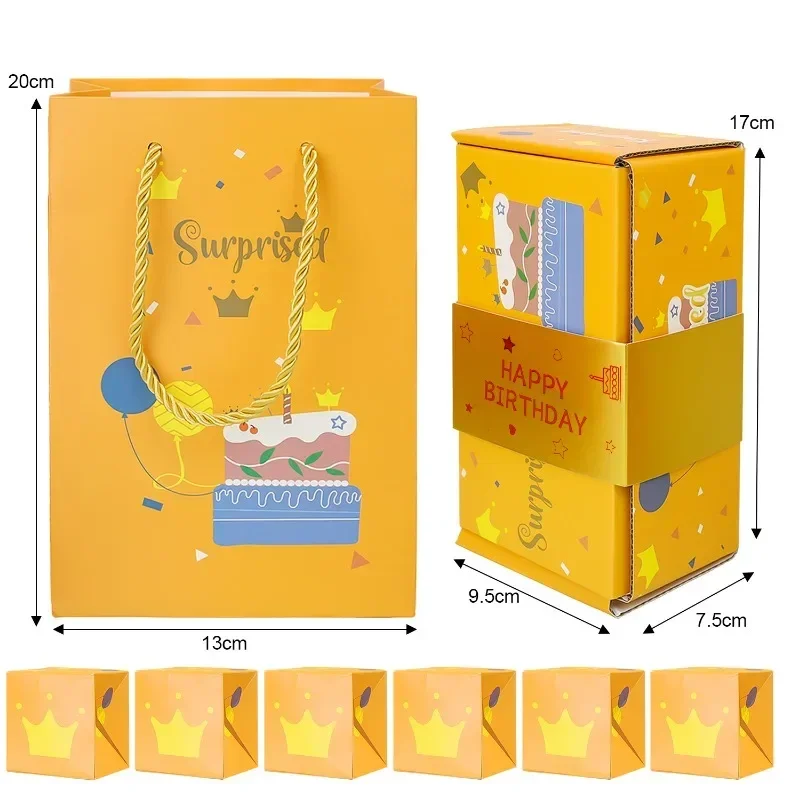 Surprise Gift Boxes Folding Bouncing Surprising Envelope Gifts Creative Money Explosion Toys Birthday Party Anniversary Supplirs - AliExpress - Color : A01 - Gift Box Size : Other